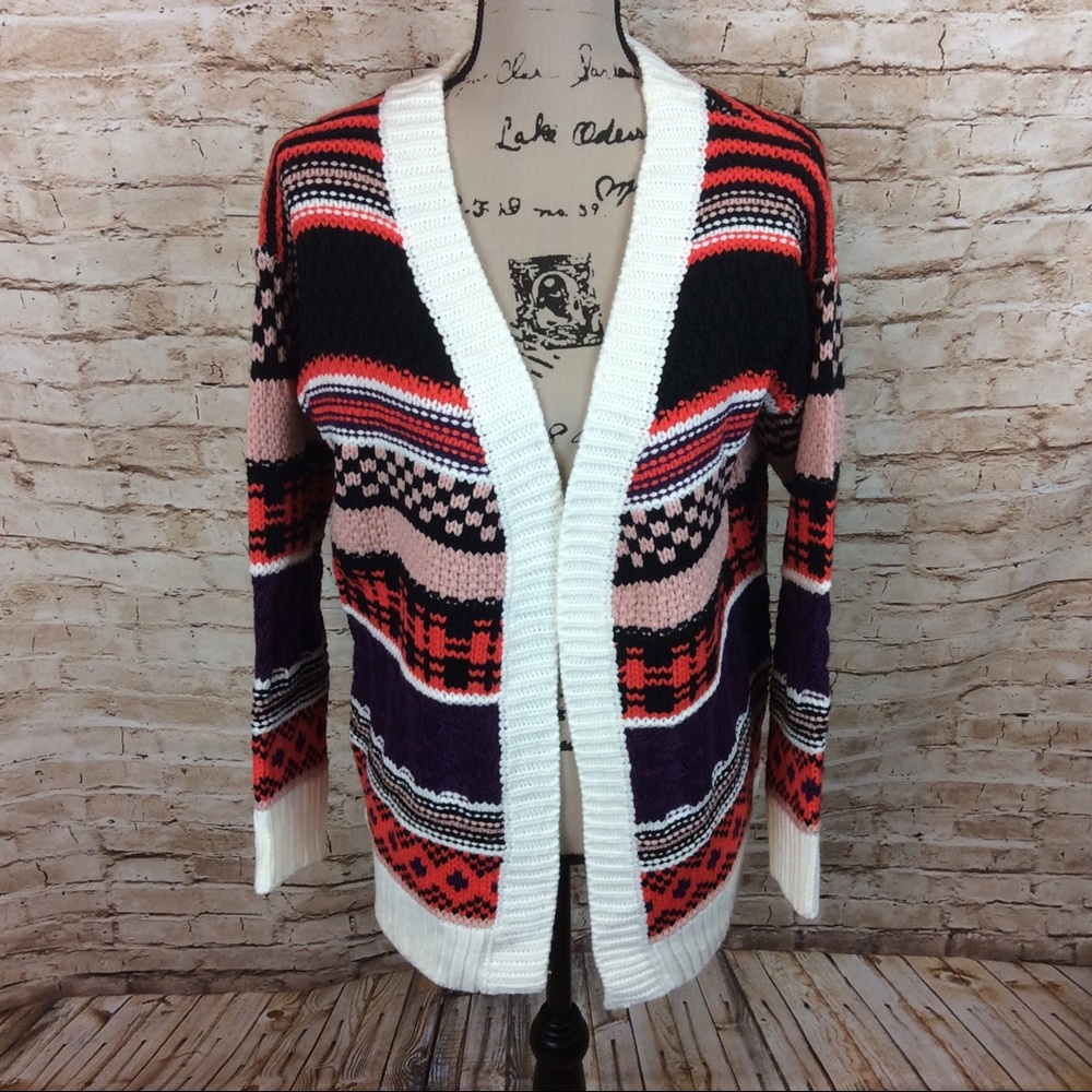 New Fall Chunky Knit Cardigan Sweater Jacket S M